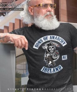 Sons Of Anarchy Mc Ireland Biker T shirt