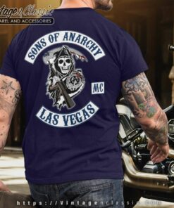 Sons Of Anarchy Mc Las Vegas T shirt Backside 1