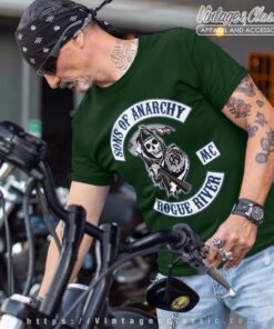 Sons Of Anarchy Mc Rogue River T Shirt