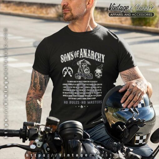 Sons Of Anarchy No Rules No Masters Shirt
