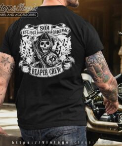 Sons Of Anarchy Reaper Crew T Shirt Back