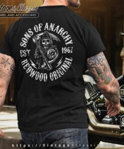 Sons Of Anarchy Redwood Original T Shirt Back