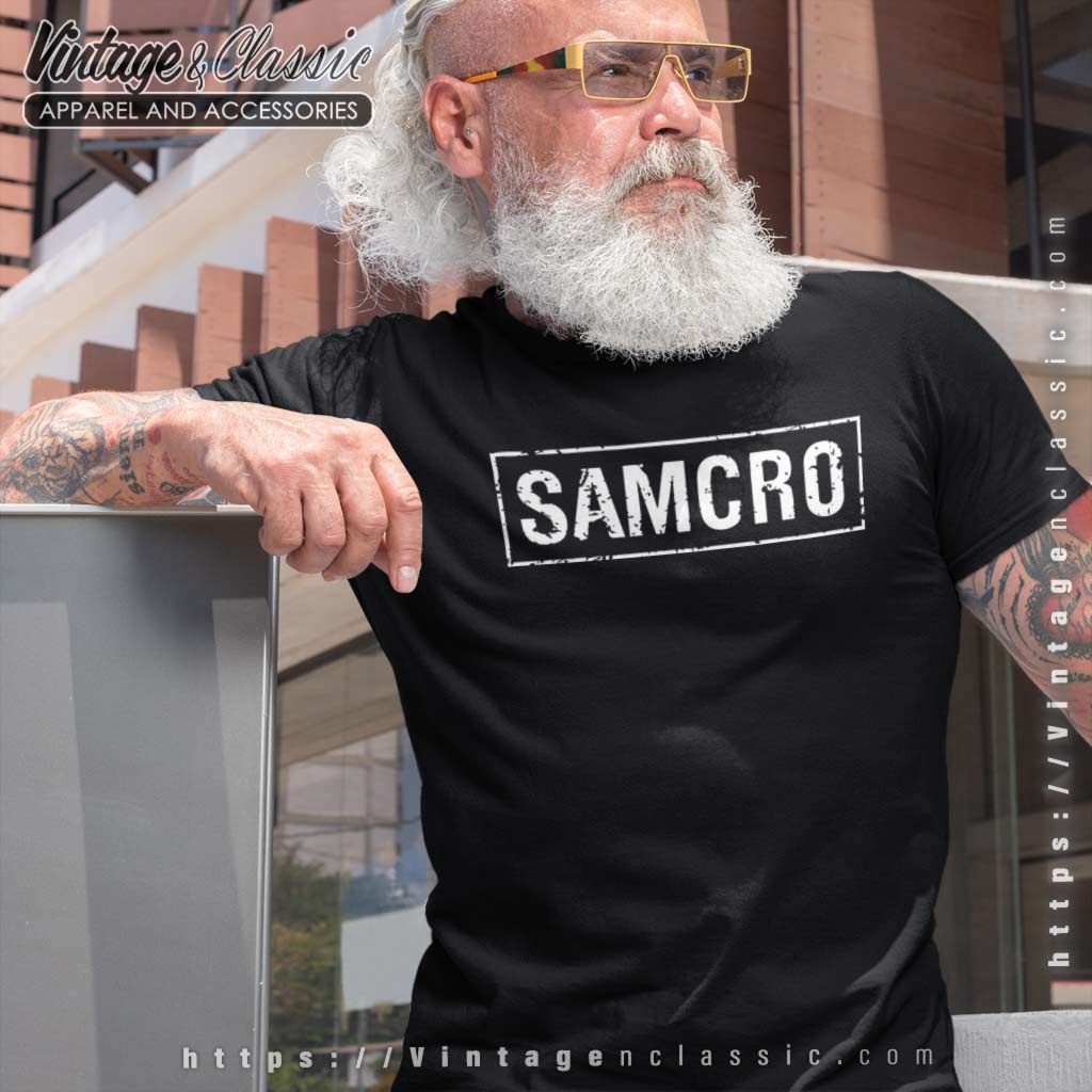 Sons Of Anarchy Samcro Logo Shirt - Vintagenclassic Tee | T-Shirts