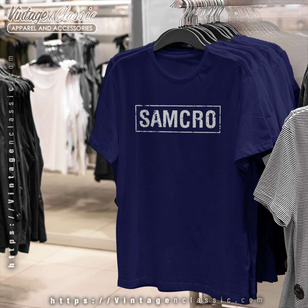 Vintagenclassic Samcro Shirt Anarchy Logo Of Sons - Tee
