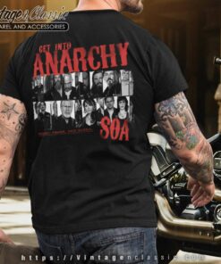 Sons of Anarchy Get Into Anarchy T Shirt Back