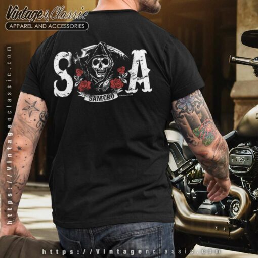 Sons of Anarchy SAMCRO Roses Shirt