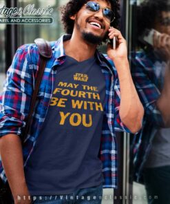 Star Wars May The Fourth Be With You V Neck TShirt