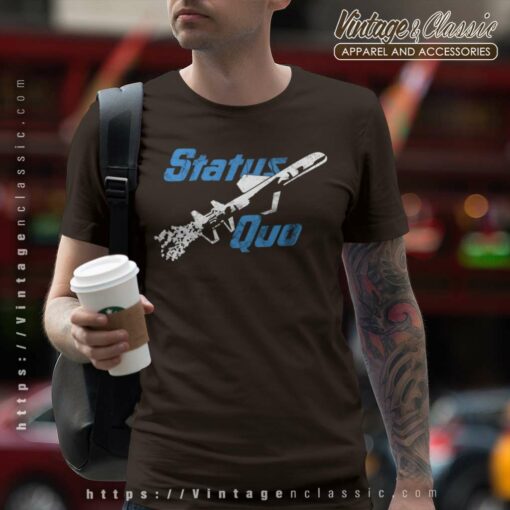 Status Quo Rocket Logo Shirt