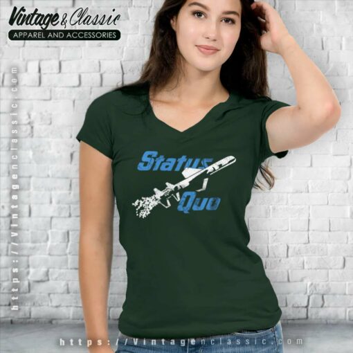 Status Quo Rocket Logo Shirt