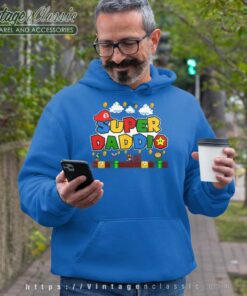 Super Daddio Funny Daddy Fathers Day Hoodie 1
