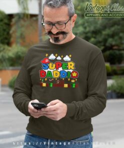 Super Daddio Funny Daddy Fathers Day Sweatshirt 1