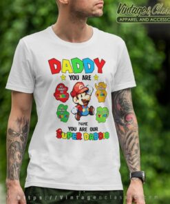 Super Daddio Mario Luigi Yoshi Bowser T Shirt