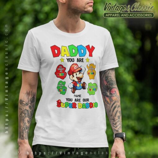 Super Daddio Mario Luigi Yoshi Bowser Shirt