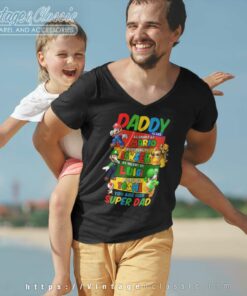 Super Mario Daddy Shirt V Neck TShirt