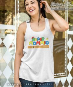 Super Mommio Funny Mommy Tank Top Racerback
