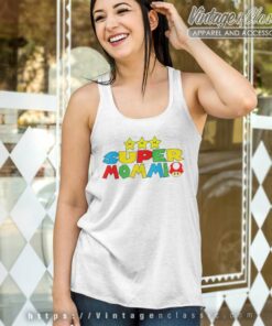 Super Mommio Video Game Mothers Day Tank Top Racerback