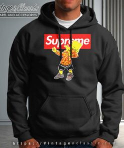 Supreme bart simpson discount hoodie