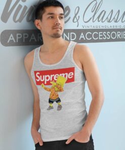 Supreme Bart Simpson Dabbing Tank Top Racerback