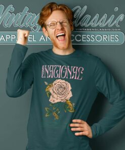 The National Bees And Flower Shirt Long Sleeve Tee