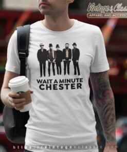 The National Music Band Shirt, Wait A Minute Chester Tshirt