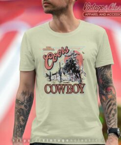 The Original Coors Cowboy Western T Shirt