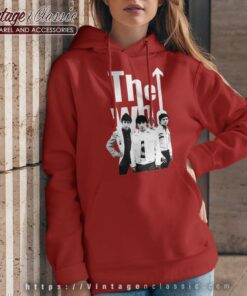 The Who 60's Black And White Band Hoodie