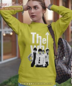 The Who 60's Black And White Band Sweatshirt