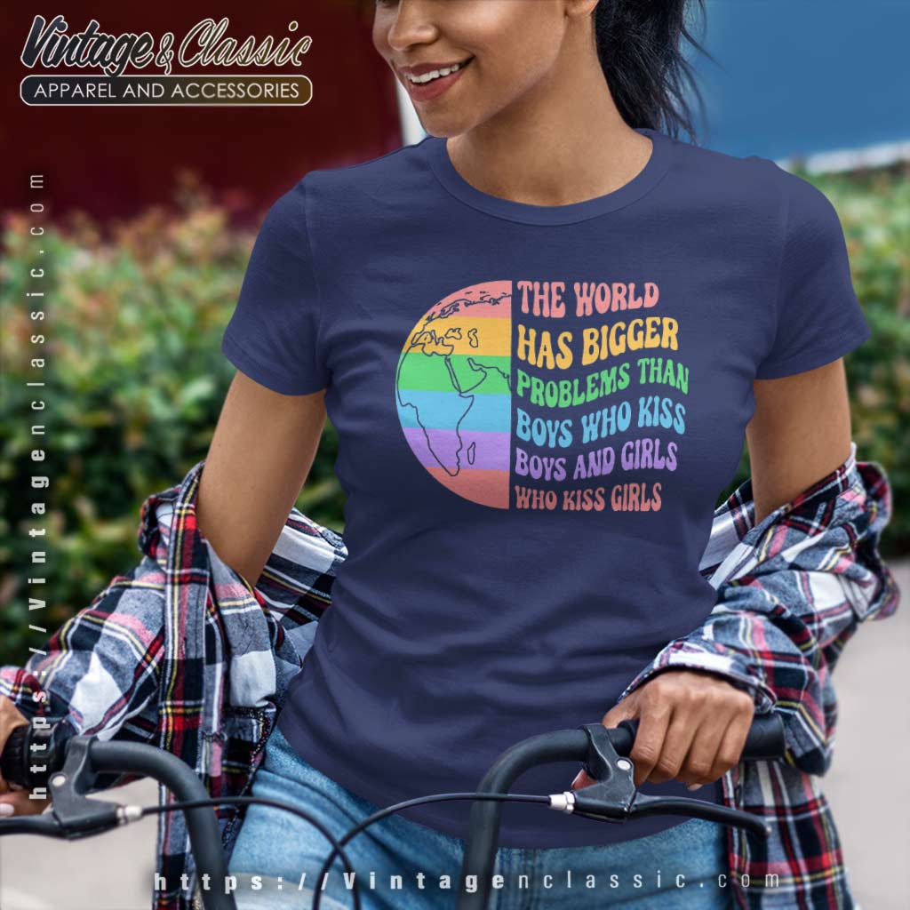 emergency Appeal to be attractive Serviceable The World Has Bigger Problems, Pride Month Shirt - High-Quality Printed  Brand