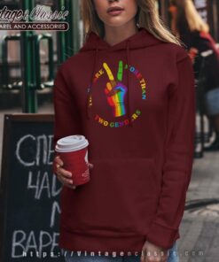 There Are More Than Two Genders Lgbtq Gift Hoodie