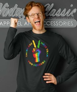 There Are More Than Two Genders Lgbtq Gift Long Sleeve Tee