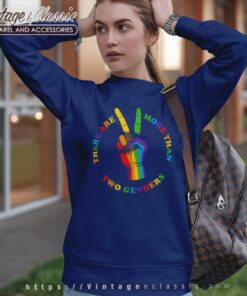 There Are More Than Two Genders Lgbtq Gift Sweatshirt