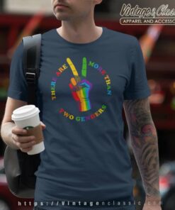 There Are More Than Two Genders Lgbtq Gift T Shirt