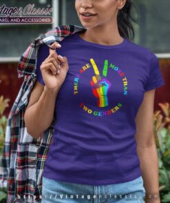 There Are More Than Two Genders Lgbtq Gift Women TShirt
