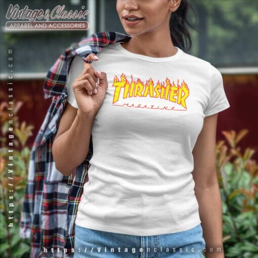 Thrasher Flame Logo Shirt
