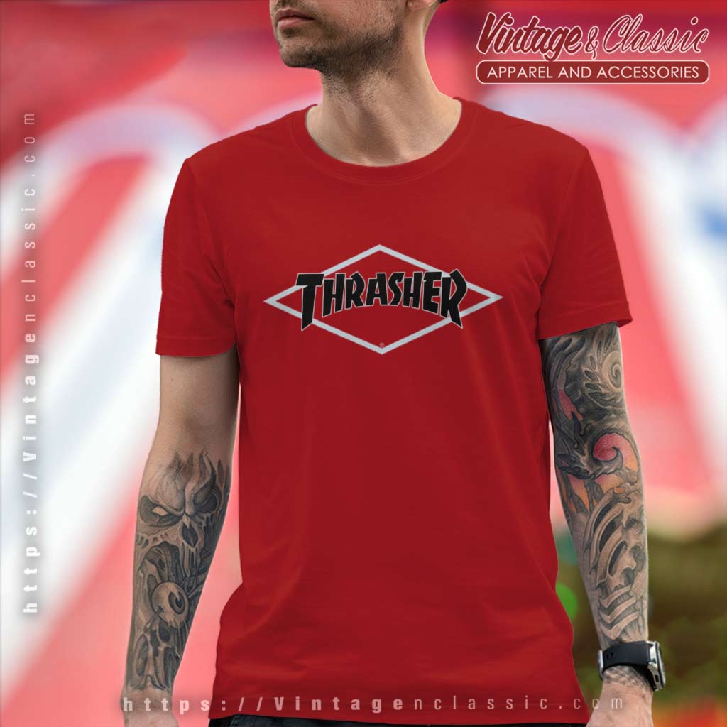 Thrasher Magazine Logo Shirt - High-Quality Printed Brand