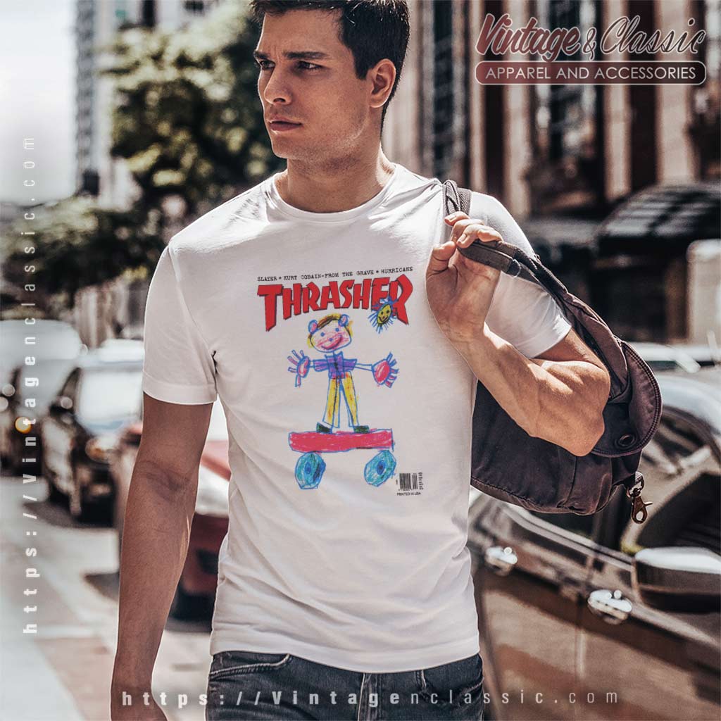 Thrasher Magazine Kid Shirt Printed Brand