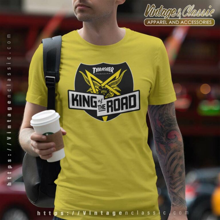 Thrasher Magazine King Of The Road Shirt - High-Quality Printed Brand