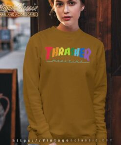 Thrasher Magazine Rainbow Sweatshirt