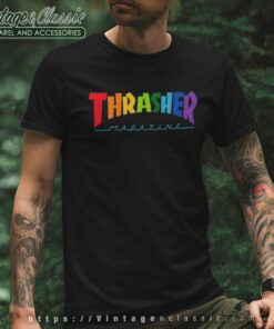 Thrasher Magazine Rainbow T Shirt