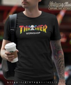 Thrasher Magazine X Aws Spectrum T Shirt