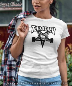 Thrasher Skate Goat Star Women TShirt