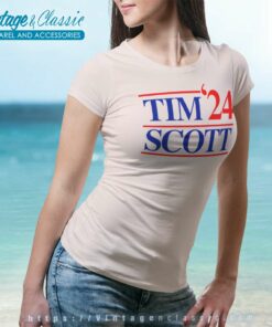 Tim Scott Faith In America 2024 Women TShirt