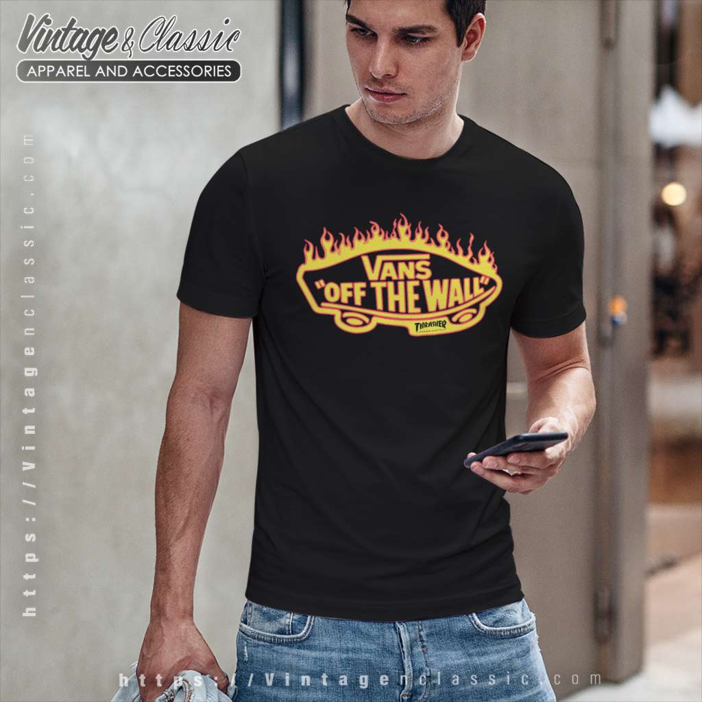 Thrasher Flame Logo Shirt High-Quality Brand