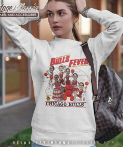 Vintage 80s Chicago Bulls Fever Caricature Sweatshirt