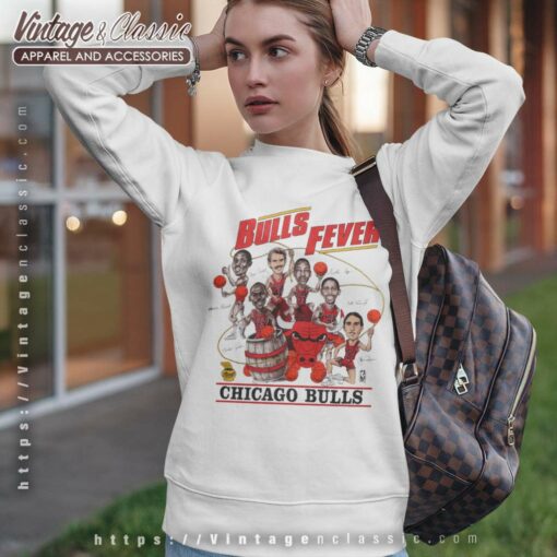 Vintage 80s Chicago Bulls Fever Caricature Shirt