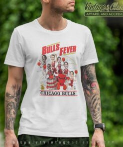 Vintage 80s Chicago Bulls Fever Caricature T Shirt