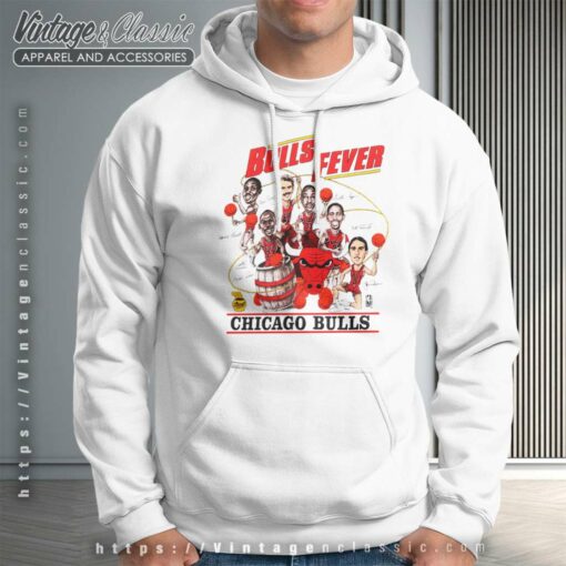 Vintage 80s Chicago Bulls Fever Caricature Shirt