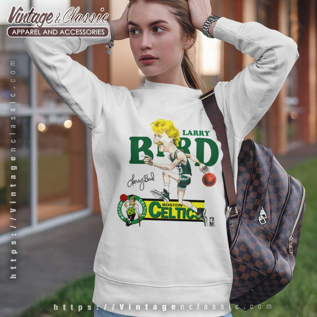 Vintage 80's Boston Celtics White Crewneck Sweatshirt S 