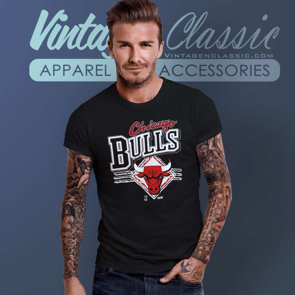 Vintage 90s Chicago Bulls Graphic Single Stitch Shirt - High