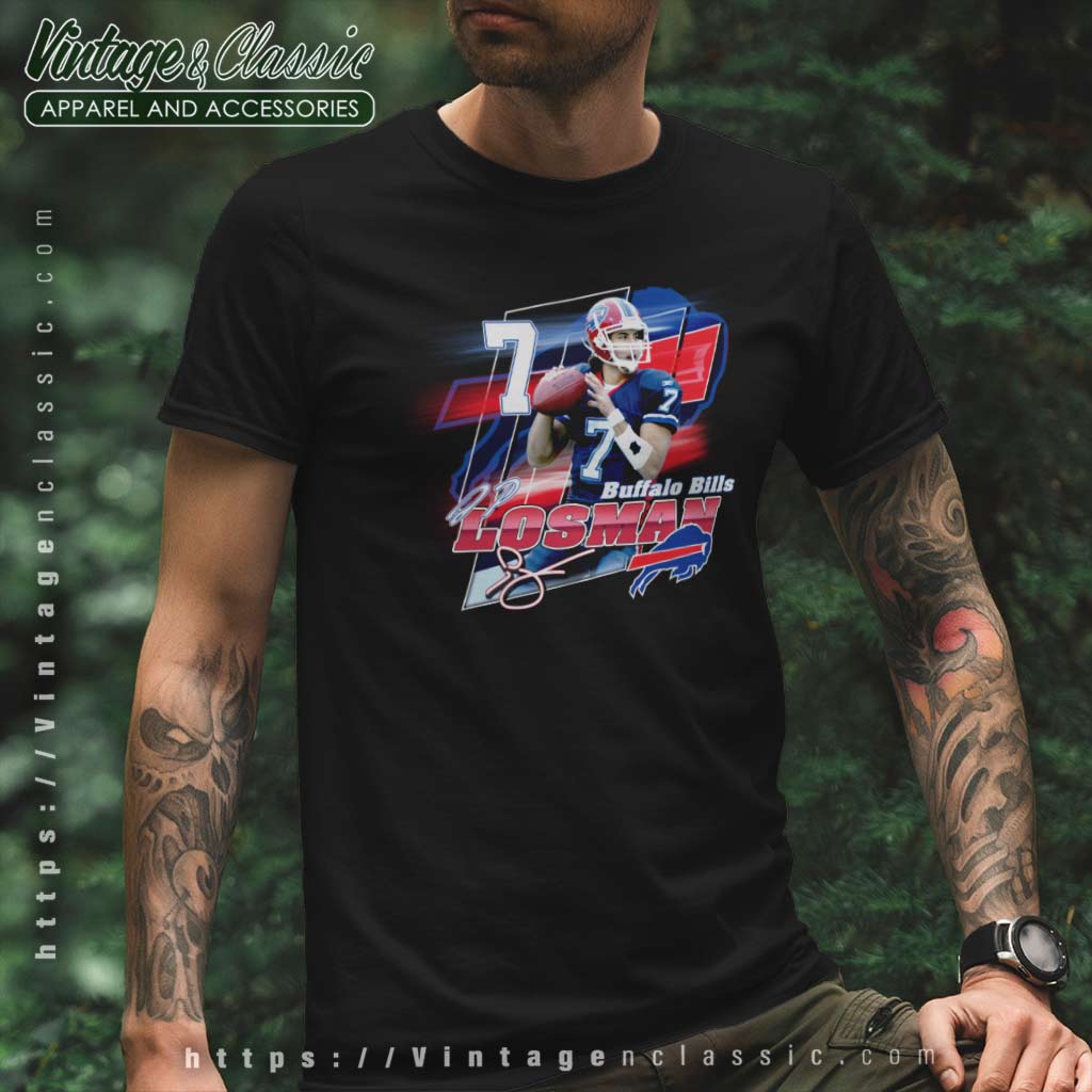 Buffalo Bills TShirt, Trendy Vintage Retro Style NFL Unisex